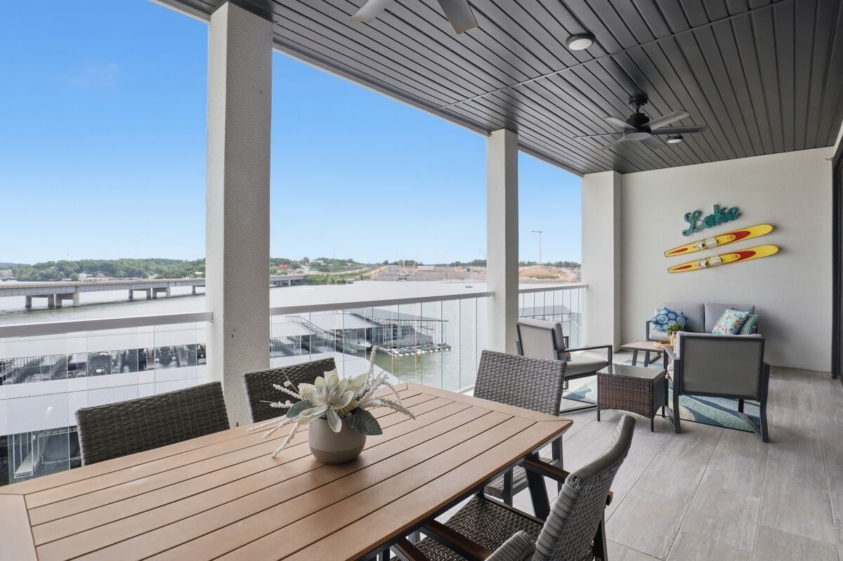 Take in the lake and pool views from Building One of Topsider Community